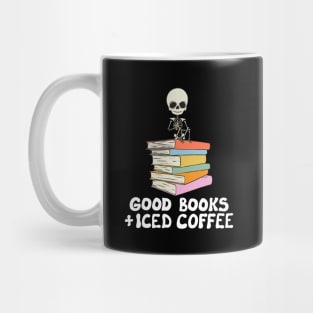 Good Books and Iced Coffee Mug